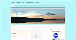 Desktop Screenshot of lake-allatoona.com